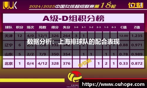 数据分析：上海排球队的配合表现
